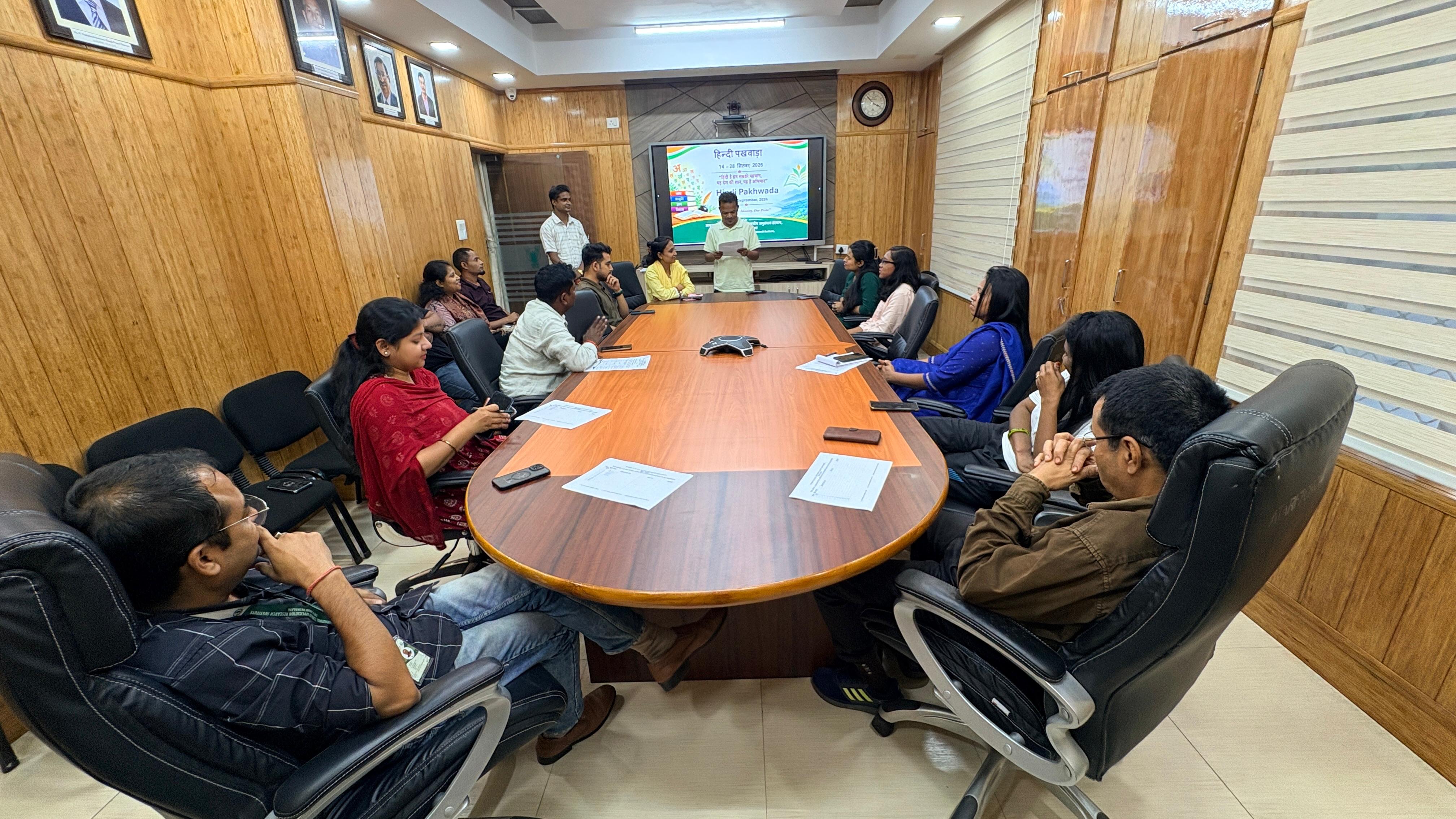 Hindi Pakhwara 2026 was organized from 14th to 28th September 2026 at ICAR–ATARI, Zone–VII, Umiam